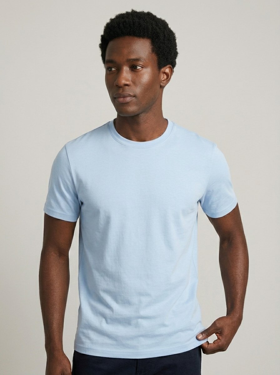 Camiseta Masculina 50.1 Premium 100% Algodão Pima Peruano Casual