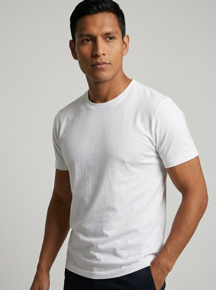 Camiseta Masculina 50.1 Premium 100% Algodão Pima Peruano Casual - Imagem 5